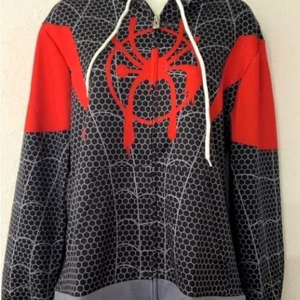 Spider-Man Miles Morales Cosplay Hoodie Jacket S (Can Fit M) - Picture 10 of 10